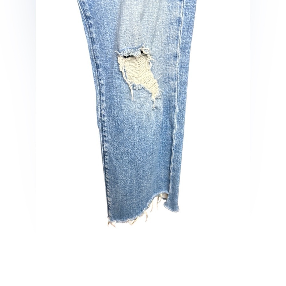 Black Orchid women’s slant fray medium wash blue jeans sz 30 preloved - Picture 5 of 11